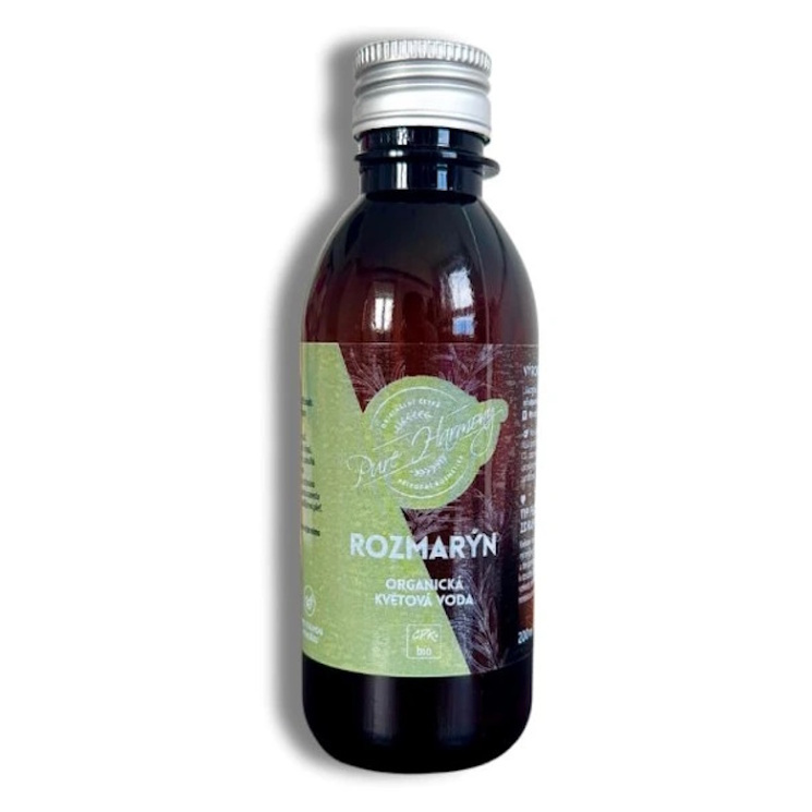 PURE HARMONY Organická květová voda rozmarýn náhradní náplň BIO 200 ml