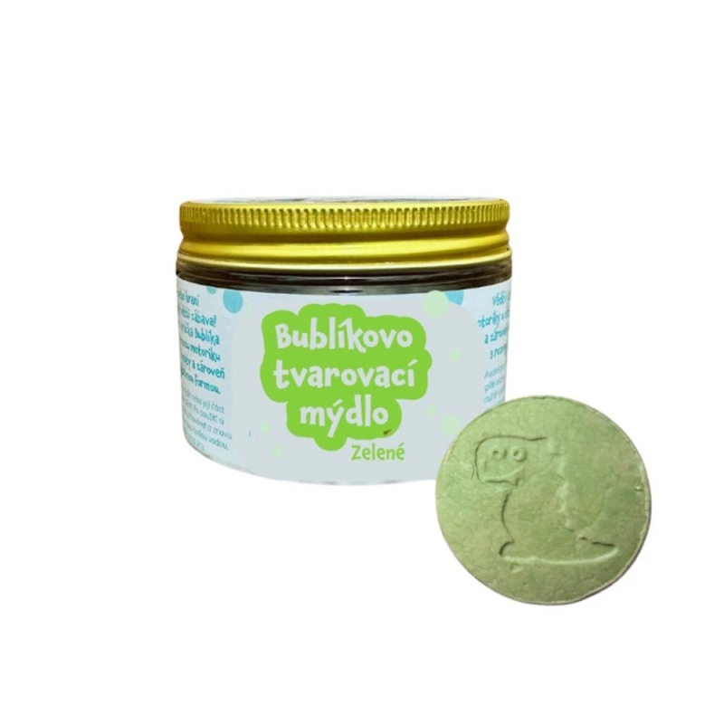 PURE HARMONY Bublíkovo tvarovací mýdlo zelené 100 g