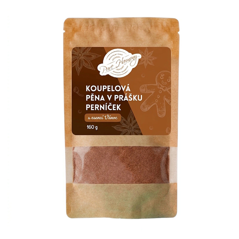 PURE HARMONY Koupelová pěna v prášku Perníček 160 g