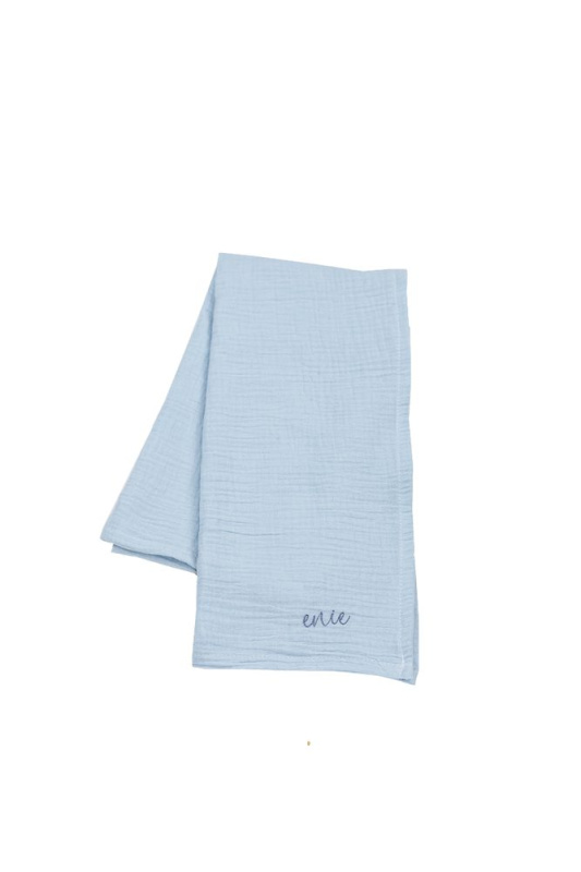 enie baby Mušelínová plenka 70x70cm světle modrá