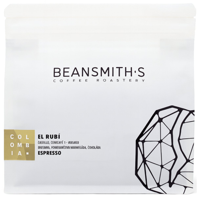 Beansmith's Kolumbie El Rubí espresso zrnková káva