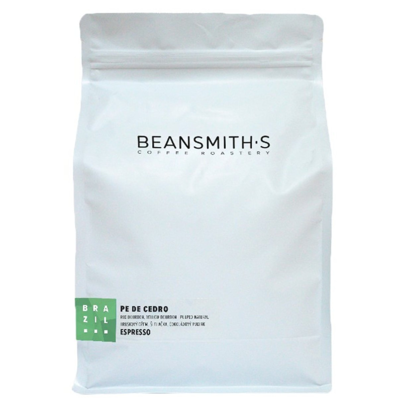 Beansmith's Brazílie Pe De Cedro Espresso zrnková káva
