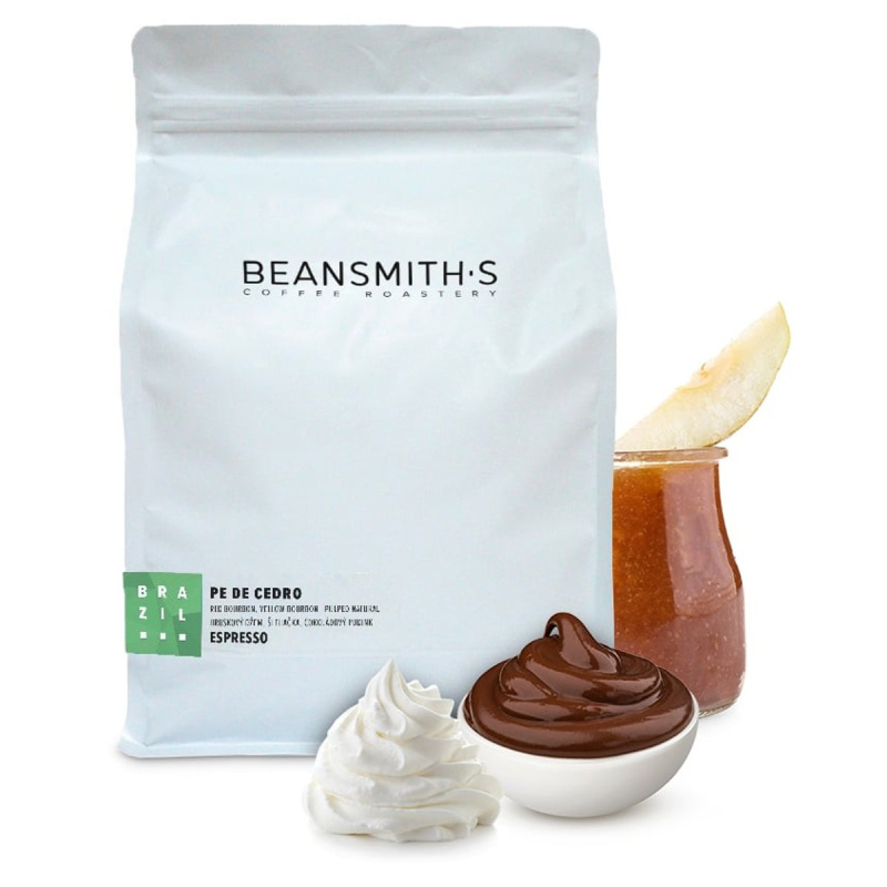 Beansmith's Brazílie Pe De Cedro Espresso zrnková káva