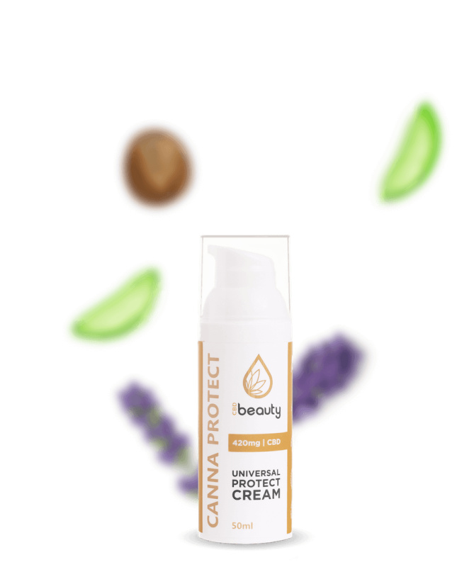 CBD beauty Canna Protect - ochranný krém (50 ml)