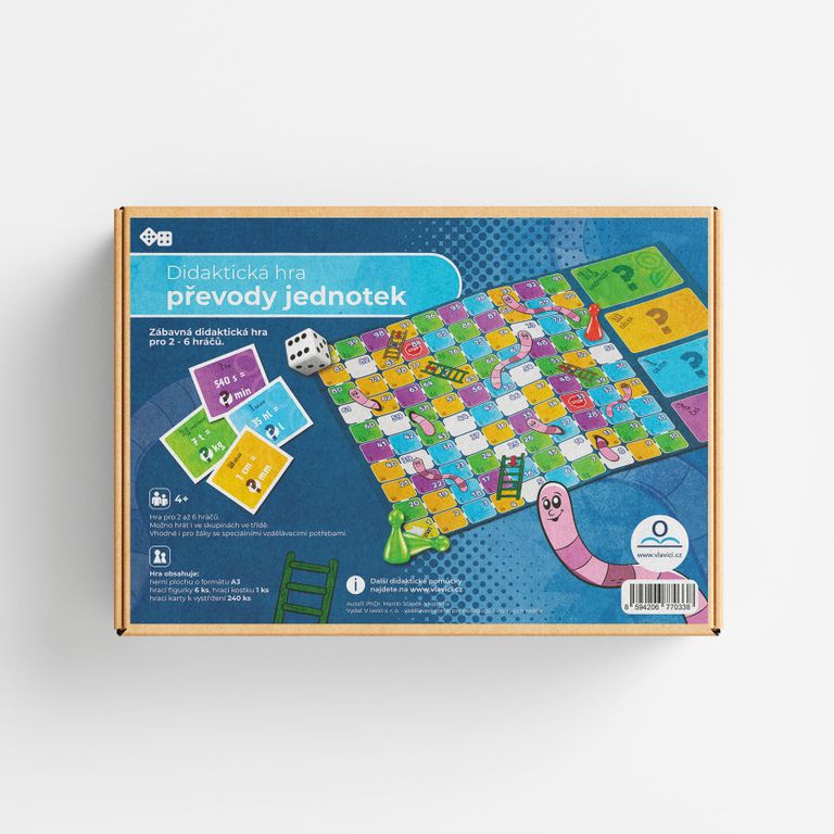 Převody jednotek (Desková didaktická hra) - hra z kategorie Vzdělávací hry