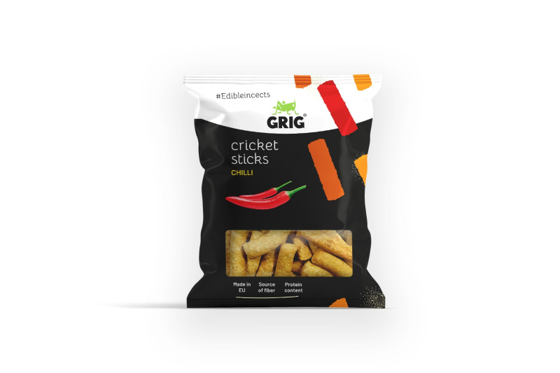Grig Cvrččí tyčinky, 100 g Příchuť: Chilli
