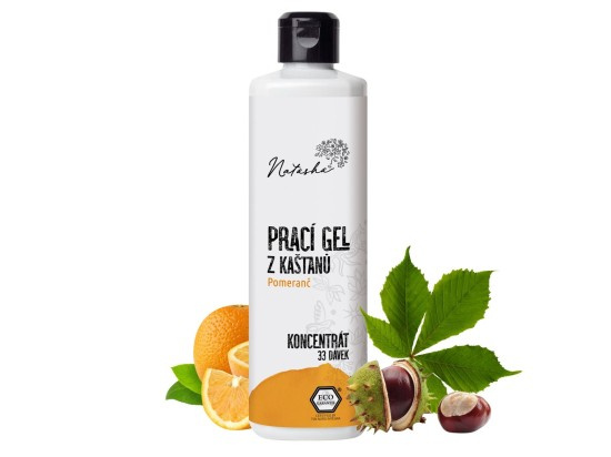 Natasha prací gel pomeranč 33 PD