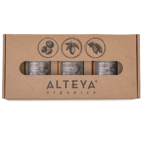 Alteya Organics Dárková sada organická másla, 3 ks