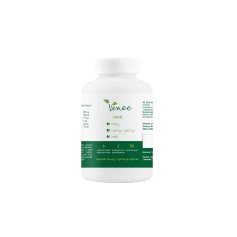 Vitamíny Venoc Hair, 90 kapslí