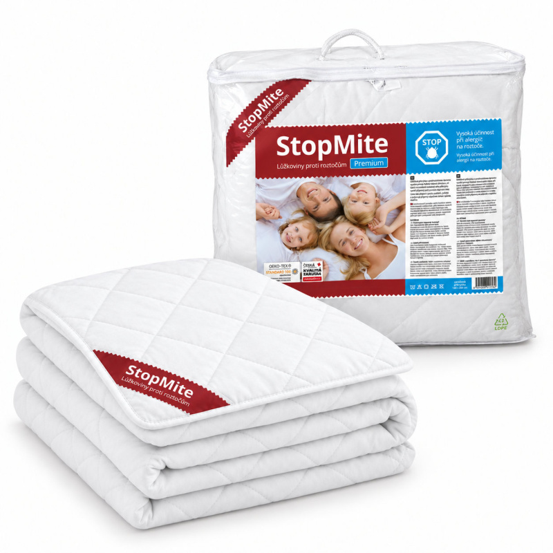StopMite Premium zátěžová přikrývka 140 × 200 cm