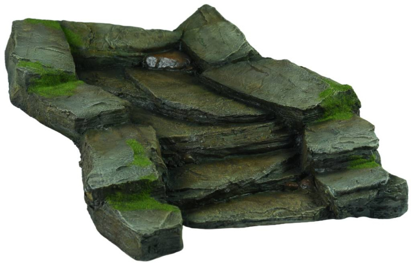 Dekorační kaskáda s čerpadlem BestBerg EF-27 / motiv skalky / polyresin / 104 x 54 x 10 cm