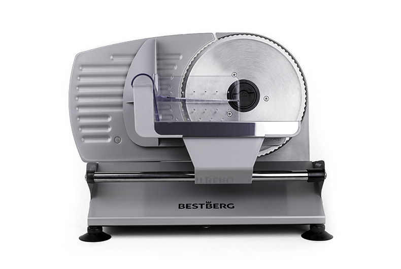 Elektrický kráječ BestBerg BBS-400 / 200 W / šedá