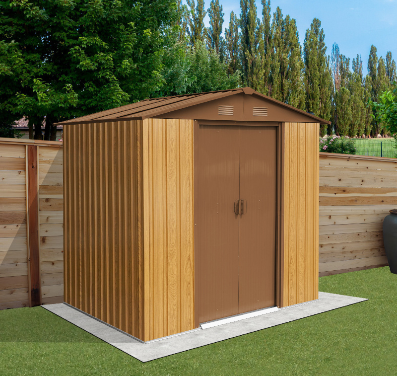 Zahradní domek BestBerg ZDB-2D / 2,5 m² / 194 x 131 x 184 cm / dřevo/hnědá