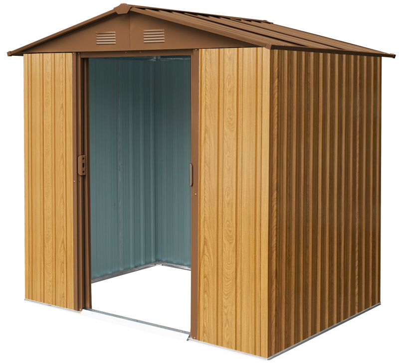 Zahradní domek BestBerg ZDB-2D / 2,5 m² / 194 x 131 x 184 cm / dřevo/hnědá
