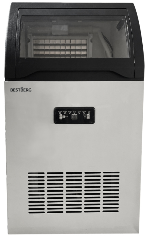 Výrobník ledu BestBerg BBCM-55 / 275 W / 55 kg/24 hod. / bílá