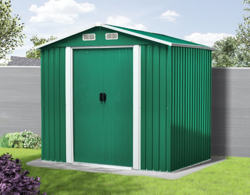 Zahradní domek BestBerg ZDB-4Z / 4,1 m² / 236 x 174 x 206 cm / zelená