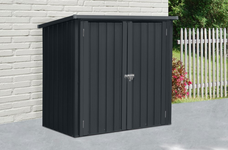 Zahradní domek BestBerg ZS1-1A / 1,3 m² / 147 x 86 x 134 cm / šedá