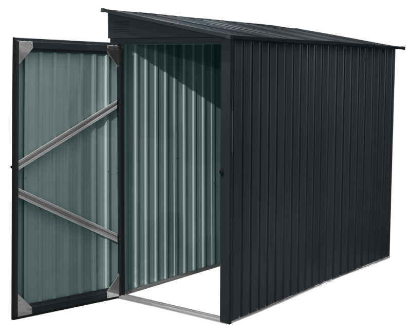 Zahradní domek BestBerg ZS2-1A / 1,9 m² / 103 x 185 x 190 cm / šedá