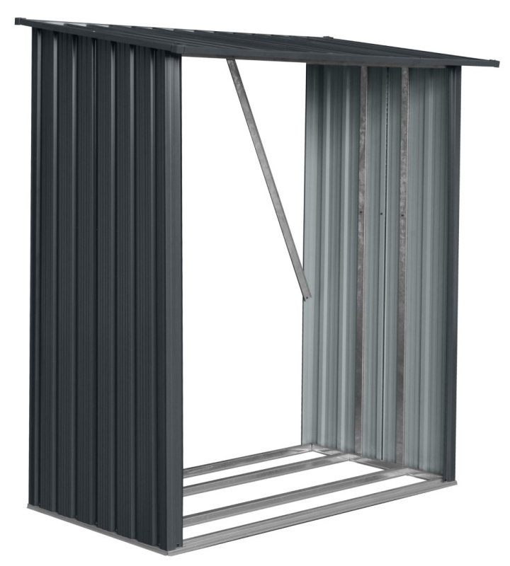 Zahradní dřevník BestBerg D-1A / 1,5 m² / 163 x 89 x 154 cm / šedá