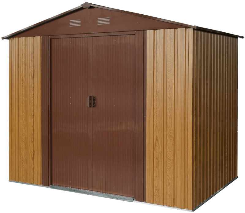 Zahradní domek BestBerg ZDB-4D / 4,1 m² / 236 x 174 x 206 cm / dřevo/hnědá Varianta: ivi0
