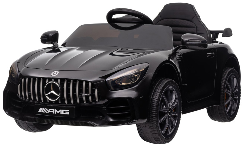 Dětské elektrické autíčko s dálkovým ovládáním BestBerg BBCC-10B – Mercedes-Benz AMG GT R / od 3 let / nosnost 25 kg / černá