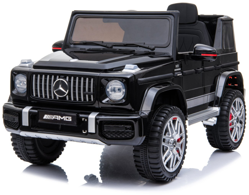 Dětské elektrické autíčko s dálkovým ovládáním BestBerg BBCC-60B – Mercedes-Benz AMG G63 / od 3 let / nosnost 25 kg / černá