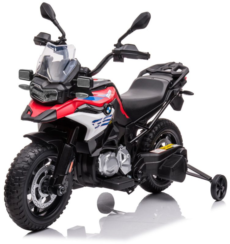Dětská elektrická motorka BestBerg BBCC-80R – BMW F 850 GS / od 3 let / nosnost 30 kg / červená