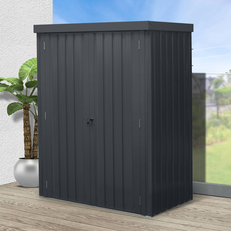 Zahradní domek BestBerg ZS-25A  / 1,1 m² / 86 × 147 × 134 cm / antracit