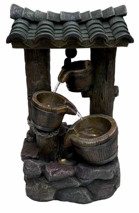 Zahradní fontána BestBerg EF-30 / polyresin / 34 x 24 x 57 cm