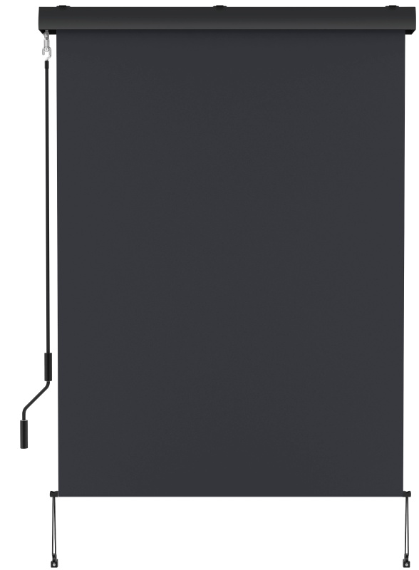 Vertikální markýza BestBerg BBSU-C140BK / 140 x 250 cm / černá