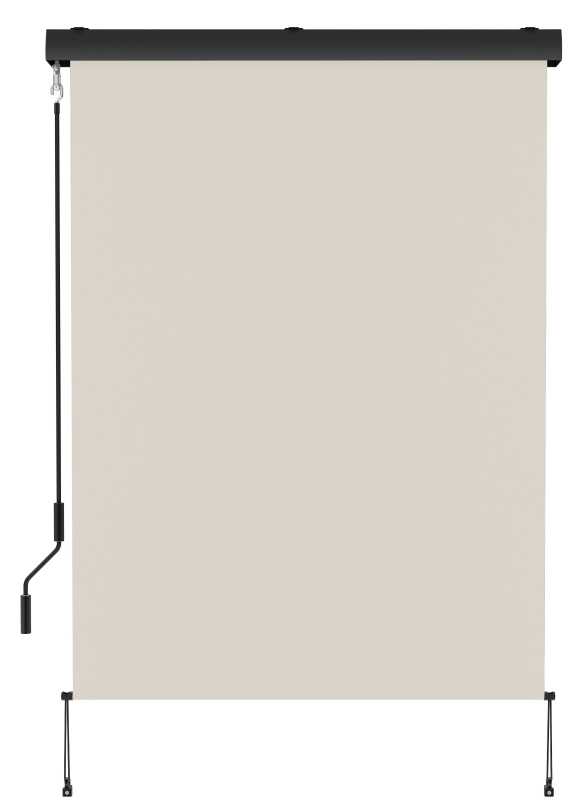 Vertikální markýza BestBerg BBSU-C140C / 140 x 250 cm / černá/krémová