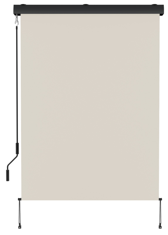 Vertikální markýza BestBerg BBSU-180C / 180 x 250 cm / černá/krémová