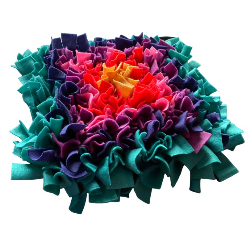 Čmuchacíkoberečky.cz® Čmuchací kobereček extra hustý BAREVNÝ TERČ 2 1239/60X2