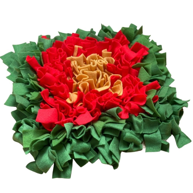 Čmuchacíkoberečky.cz® Čmuchací kobereček extra hustý BAREVNÝ TERČ ŽLUTO-ČERVENO-ZELENÝ 1533/45X