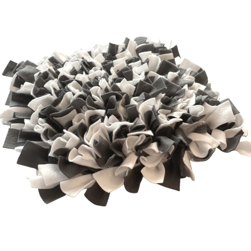 Čmuchacíkoberečky.cz® Čmuchací kobereček extra hustý ŠEDO-BÍLÝ 143/30X2