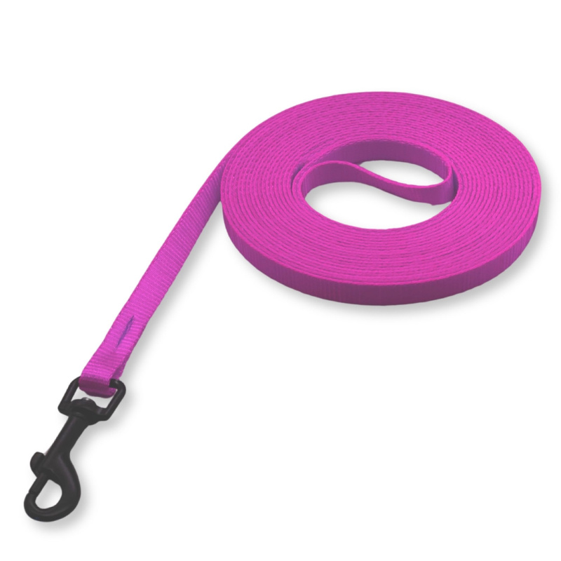 pafdog® Lehké stopovací vodítko ploché, 1cm - růžová 11599/10