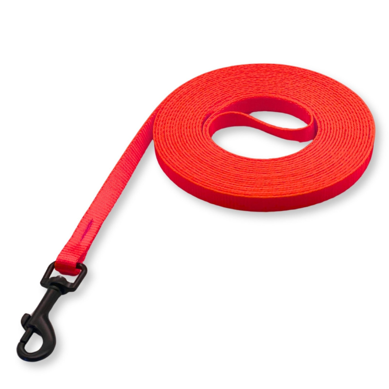 pafdog® Lehké stopovací vodítko ploché, 1cm - červená 11602/15
