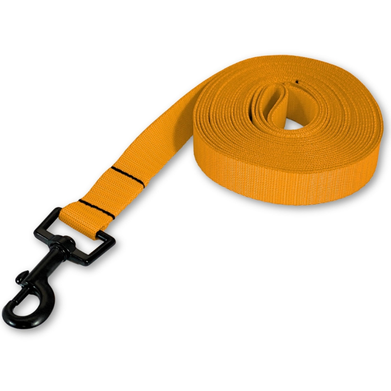 PafDog® Lehké stopovací vodítko ploché, 2cm - žlutá PAF-309
