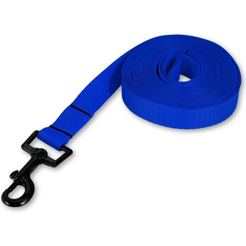 PafDog® Lehké stopovací vodítko ploché, 2cm - modrá PAF-320