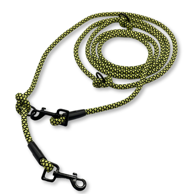 PafDog® Přepínací nastavitelné vodítko 8mm, žluto-černé extra pevné PAF-491