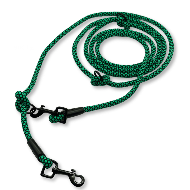 PafDog® Přepínací nastavitelné vodítko 8mm, zeleno-černé extra pevné PAF-534