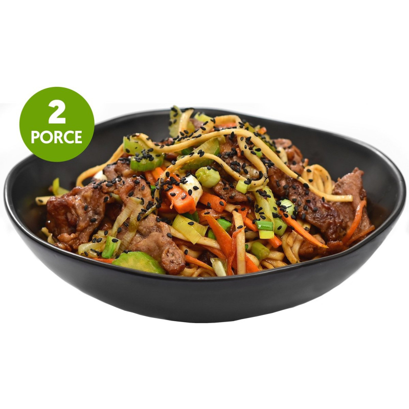 Udon nudle Hoi Sin s vepřovými nudličkami (set k přípravě hotového jídla)