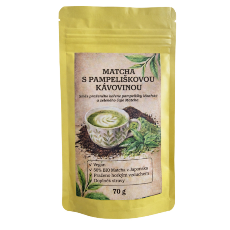 DANDELION Company matcha s pampeliškou kávovina 70 g