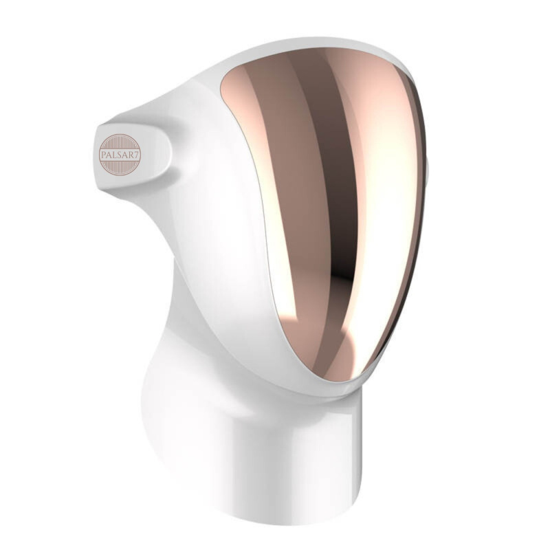 PALSAR7 Professional LED Mask White Gold LED zkrášlující maska na obličej a krk dárková krabička 1 ks
