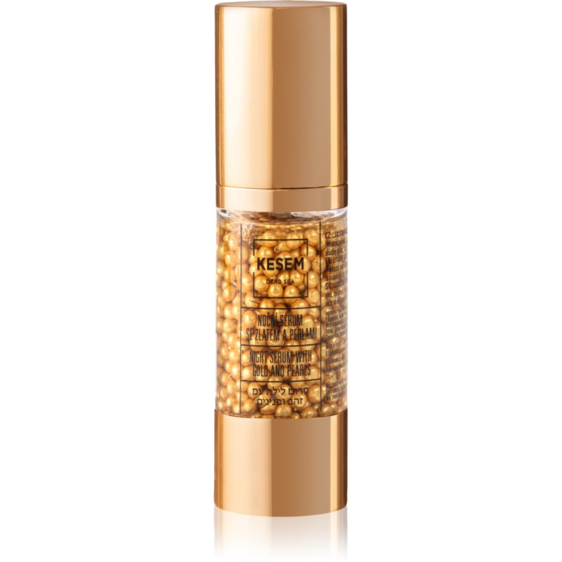 KESEM Dead sea Noční sérum se zlatem a perlami, 30 ml