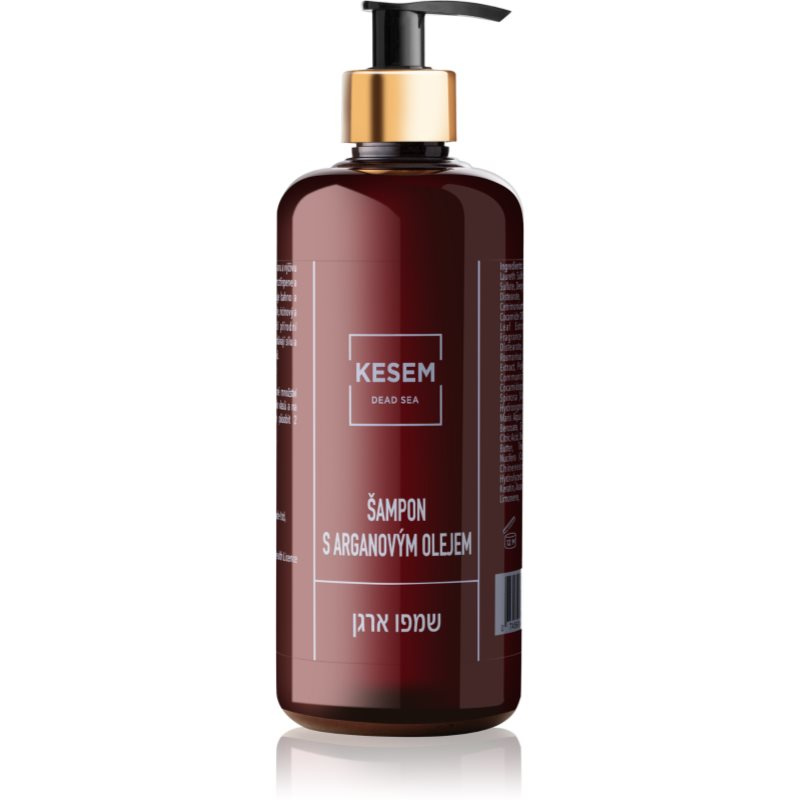 KESEM Argan Shampoo with Dead Sea Minerals arganový šampon s minerály z Mrtvého moře 500 ml