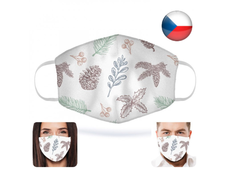 Viralio Antivirová nanorouška Zimní listí