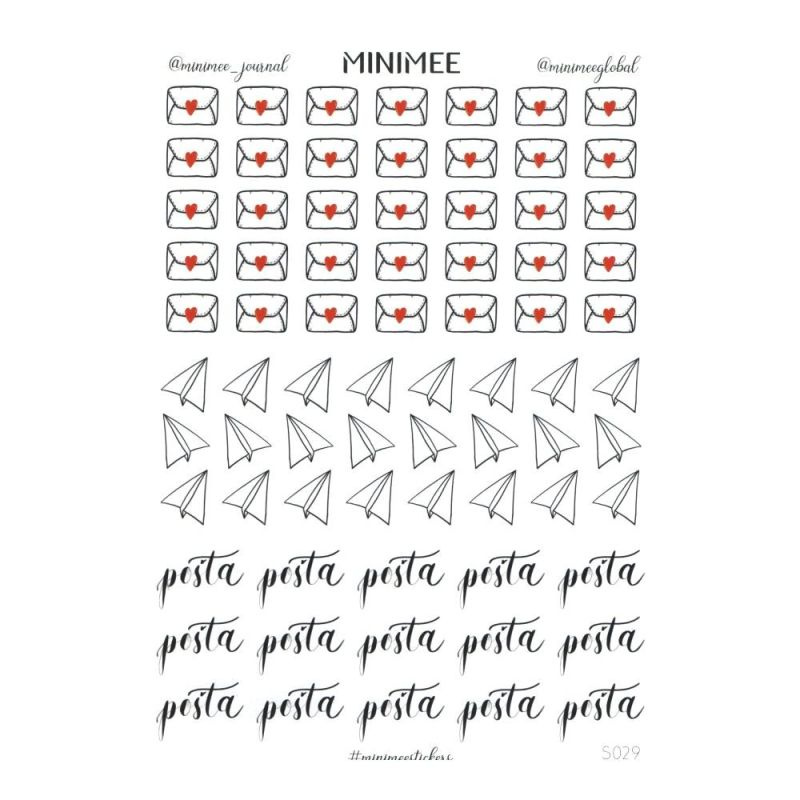 Samolepky A5 - Dopisy