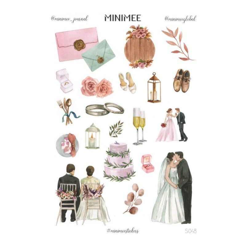 Samolepky A5 - Svatba