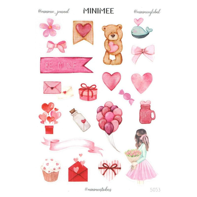 Samolepky A5 - Láska